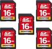 Gigastone R80 SDHC 16GB, UHS-I U1, Class 10, 5er-Pack