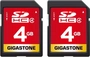 Gigastone R80 SDHC 4GB, UHS-I U1, Class 10, 2er-Pack