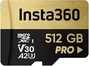 Insta360 Memory Card PRO R90 microSDXC 512GB, UHS-I U3, A2, Class...