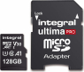 Integral Premium High Speed R100/W90 microSDXC 128GB Kit, UHS-I U...
