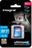 Integral UltimaPro X3 R280/W100 SDXC 64GB, UHS-II U3, Class 10