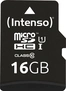 Intenso Premium R45 microSDHC 16GB Kit, UHS-I U1, Class 10