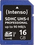 Intenso Professional R90 SDHC 16GB, UHS-I U3, Class 10