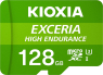 KIOXIA EXCERIA HIGH ENDURANCE R100/W65 microSDXC 128GB Kit, UHS-I...