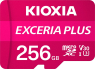 KIOXIA EXCERIA PLUS R100/W85 microSDXC 256GB Kit, UHS-I U3, A1, C...