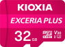 KIOXIA EXCERIA PLUS R98/W65 microSDHC 32GB Kit, UHS-I U3, A1, Cla...