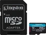 Kingston Canvas Go! Plus R170/W90 microSDXC 256GB Kit, UHS-I U3, A2, Class 10