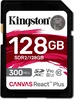 Kingston Canvas React Plus R300/W260 SDXC 128GB, UHS-II U3, Class...