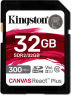 Kingston Canvas React Plus R300/W260 SDHC 32GB, UHS-II U3, Class ...