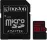 Kingston Canvas React R100/W70 microSDHC 32GB Kit, UHS-I U3, A1, ...