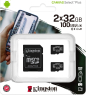 Kingston Canvas Select Plus R100 microSDHC 32GB Kit, UHS-I U1, A1...