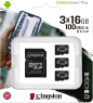 Kingston Canvas Select Plus R100 microSDHC 16GB Kit, UHS-I U1, A1...