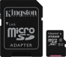 Kingston Canvas Select R80 microSDXC 256GB Kit, UHS-I U1, Class 1...