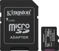 Kingston Canvas Select Plus Gen3 R150 microSDXC 256GB Kit, UHS-I U1, A1, Class 10