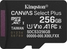 Kingston Canvas Select Plus Gen3 R150 microSDXC 256GB, UHS-I U1, ...