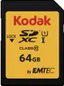 Kodak 580X R85/W20 SDXC 64GB, UHS-I U1, Class 10