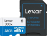 Lexar High-Performance 300x R45 microSDHC 32GB Kit, UHS-I, Class ...