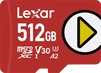 Lexar PLAY R150 microSDXC 512GB, UHS-I U3, A2, Class 10
