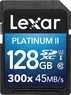 Lexar Platinum II 300x R45/W20 SDXC 128GB, UHS-I, Class 10
