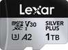 Lexar Professional SILVER PLUS R205/W150 microSDXC 1TB Kit, UHS-I...