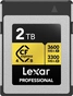 Lexar Professional GOLD R3600/W3300 CFexpress 4.0 Type B 2TB