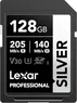 Lexar Professional SILVER R205/W140 SDXC 128GB, UHS-I U3, Class 10