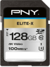 PNY Elite-X R100 SDXC 128GB, UHS-I U3, Class 10