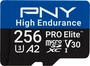 PNY Pro Elite High Endurance R100/W90 microSDXC 256GB Kit, UHS-I ...