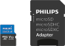 Philips microSDXC R100 microSDXC 256GB Kit, UHS-I U3, A1, Class 1...