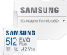 Samsung EVO Plus 2021 R130 microSDXC 512GB Kit, UHS-I U3, A2, Cla...