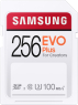 Samsung EVO Plus for Creators R100 SDXC 256GB, UHS-I U3, Class 10