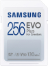 Samsung EVO Plus for Creators R130 SDXC 256GB, UHS-I U3, Class 10