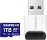Samsung PRO Plus R180/W130 microSDXC 1TB USB-Kit, UHS-I U3, A2, C...