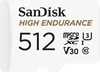 SanDisk High Endurance R100/W40 microSDXC 512GB Kit, UHS-I U3, Cl...