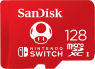 SanDisk Nintendo Switch R100/W90 microSDXC 128GB, UHS-I U3, Class...