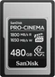 SanDisk PRO-CINEMA R1800/W1650 CFexpress 4.0 Type A 480GB