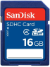 SanDisk SDHC 16GB, Class 4
