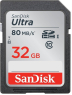SanDisk Ultra R80 SDHC 32GB, UHS-I, Class 10