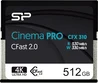 Silicon Power CinemaPRO CFX310 R530/W330 CFast 2.0 CompactFlash Card 512GB