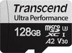 Transcend 340S R160/W125 microSDXC 128GB Kit, UHS-I U3, A2, Class...