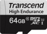 Transcend High Endurance 350V R95/W45 microSDXC 64GB Kit, UHS-I U...