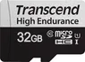 Transcend High Endurance 350V R100/W40 microSDHC 32GB Kit, UHS-I U1, Class 10