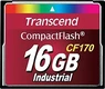 Transcend Industrial 170x R90/W60 CompactFlash Card 16GB