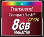 Transcend Industrial 170x R90/W60 CompactFlash Card 8GB