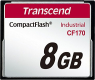 Transcend Industrial 170x R90/W60 CompactFlash Card 8GB