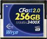 Wise Advanced Blue 3400X R510/W450 CFast 2.0 CompactFlash Card 25...