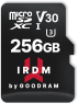 goodram M3AA IRDM MICROCARD R100/W70 microSDXC 256GB Kit, UHS-I U...