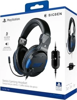BigBen стерео Gaming гарнитура V3 для PS4 черный/синий