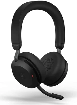 Jabra Evolve2 75 USB-C UC с зарядной станцией черный