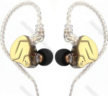KZ ZSN Pro X with microphone gold